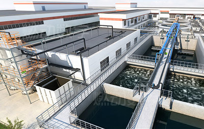 廢污水處理工藝流程三維動畫仿真演示與水處理設備研發